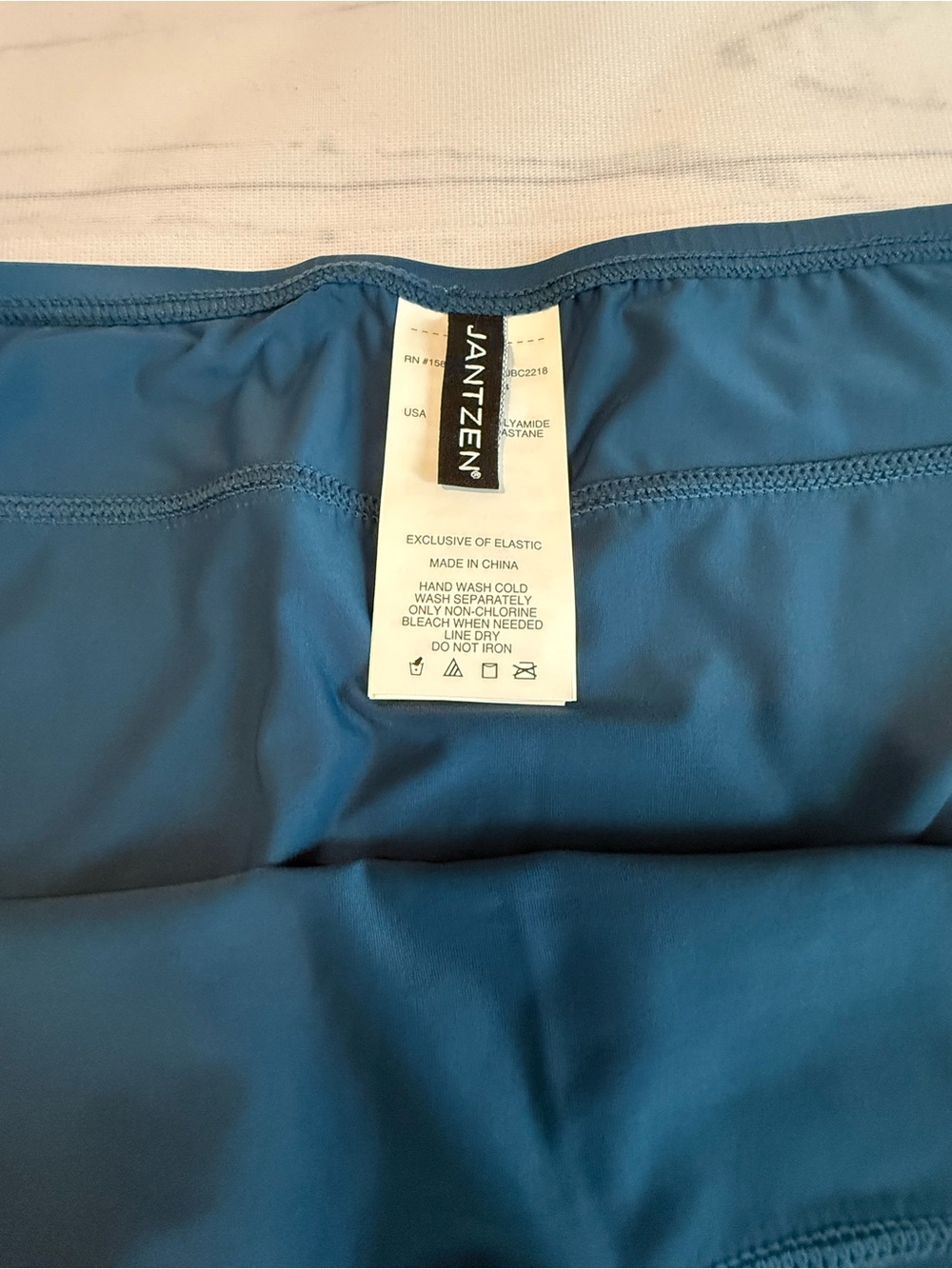 Jantzen Swim Skirt/Skorts Light Blue & Dark Blue, Bundle of 2 - Picture 11 of 13
